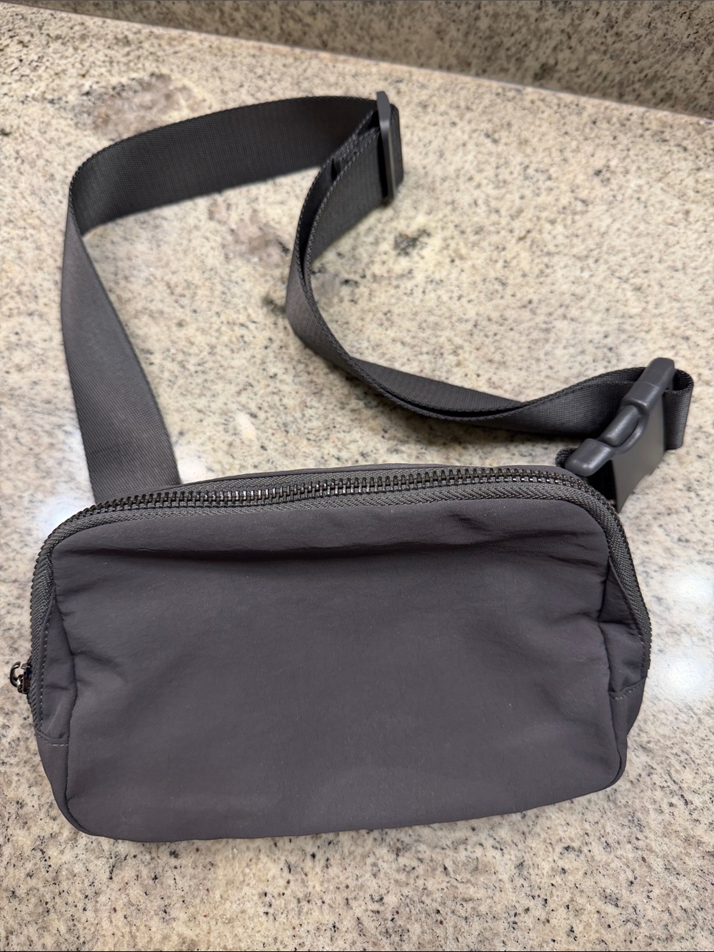 Gray Crossbody Sling Bag or belt bag